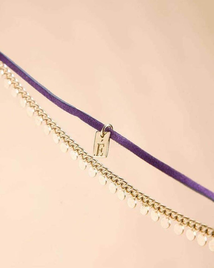 Bracelet Aster violet peri