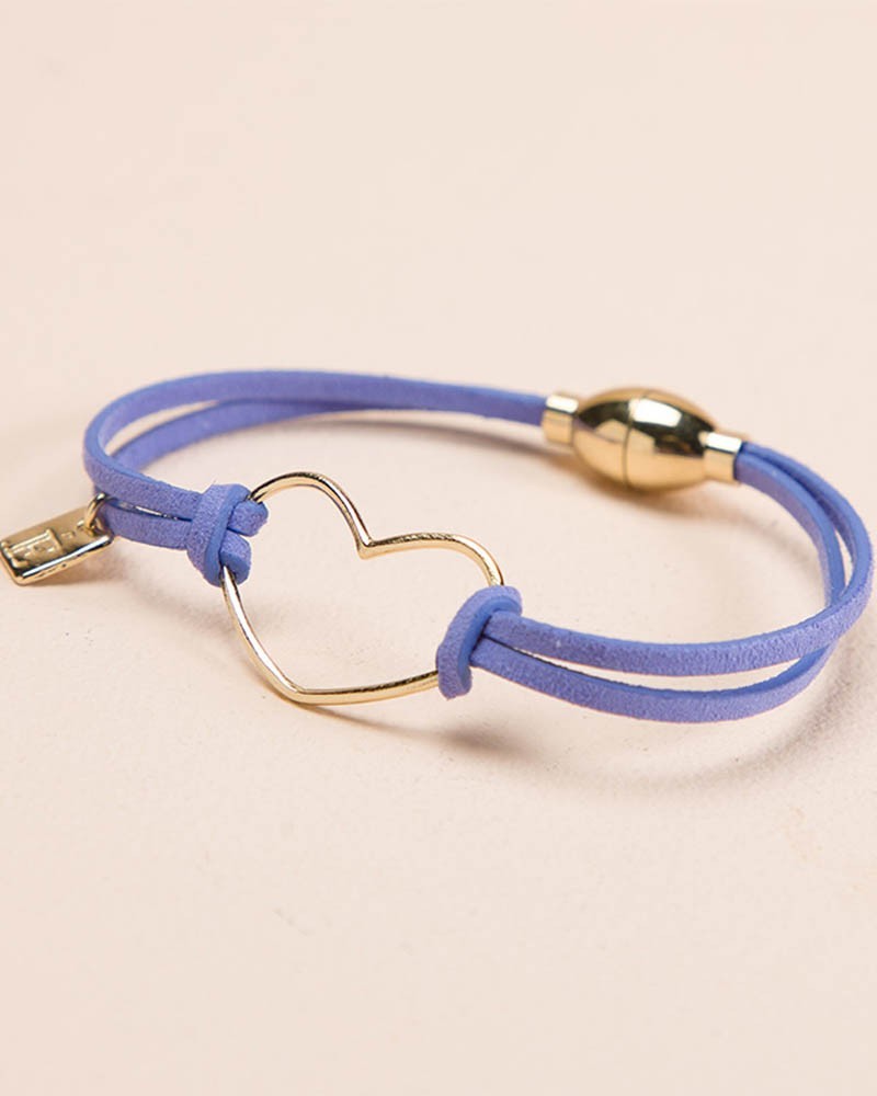 Bracelet Lemon Heart enfant bleu peri