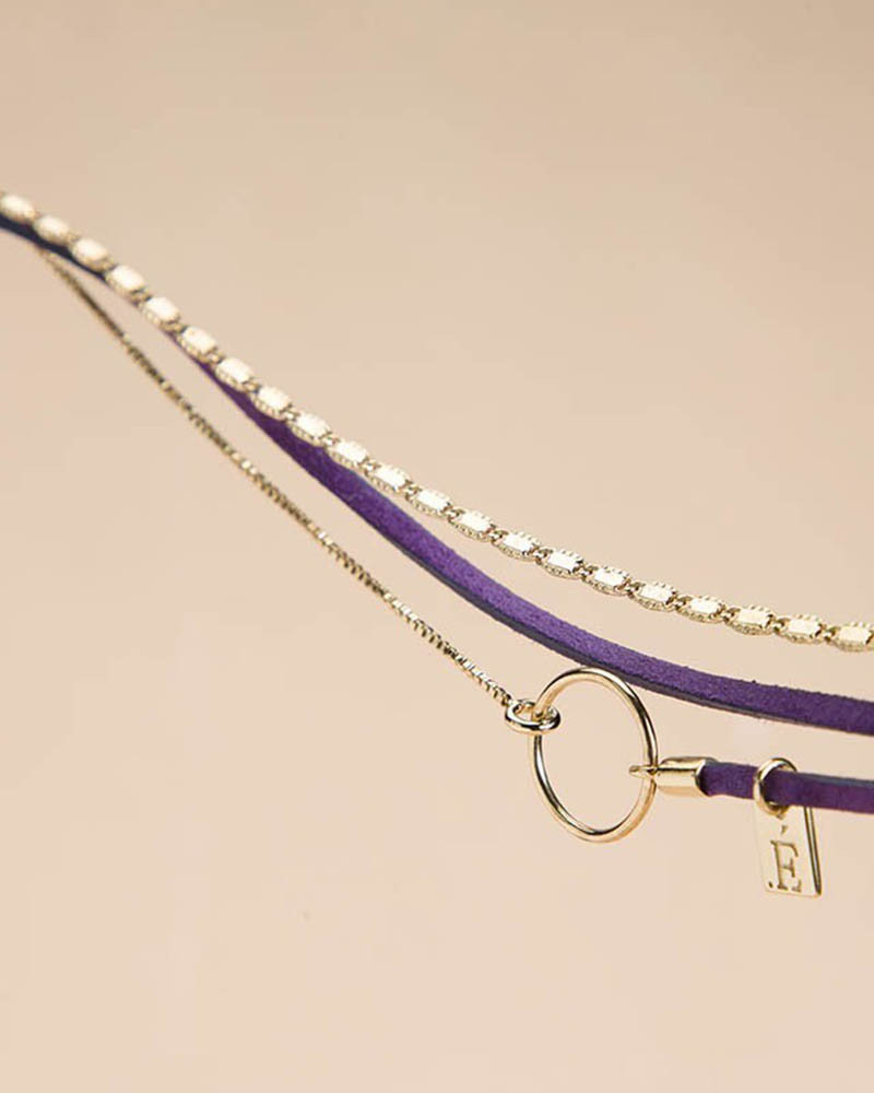 Bracelet Tabatha violet peri