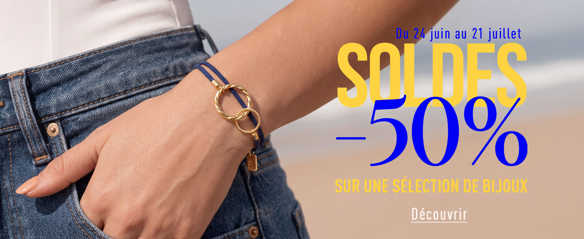 Soldes d'été : -60% sur une sélection de bijoux du 24 juin au 21 juillet